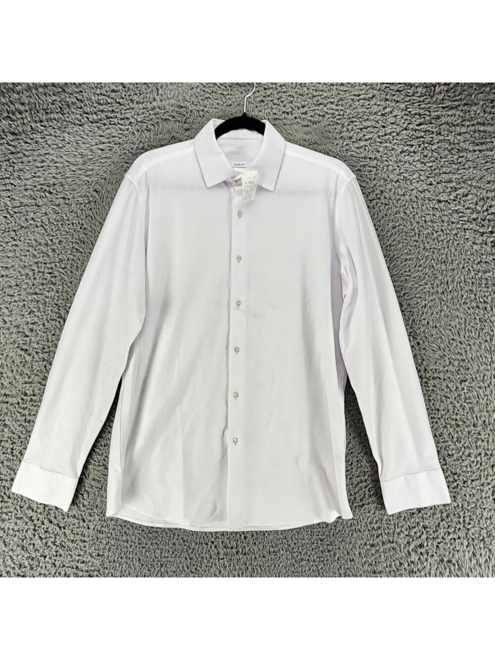 Shirt Mens Medium White Long Sleeve Button Up *Read*